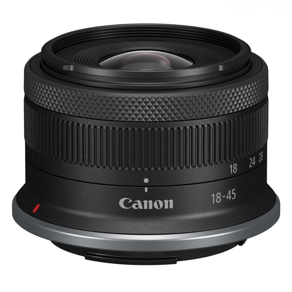 Canon 18-45mm Compact Black and Silver Pancake Zoom Lens